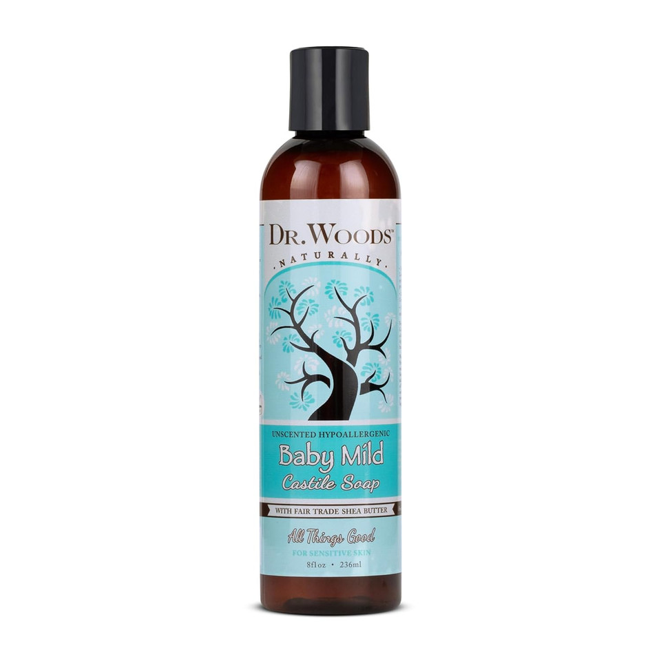 Dr. Woods Baby Mild Soap With Shea Butter, 8 Ounce