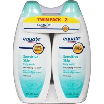 Equate Sensitive Skin Unscented Body Wash, 24 Fl Oz By Equate