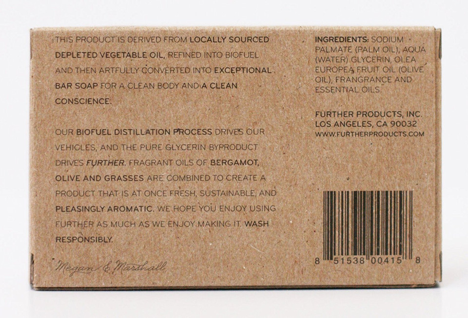 Further Glycerin Soap- 8 Oz. Bar Soap