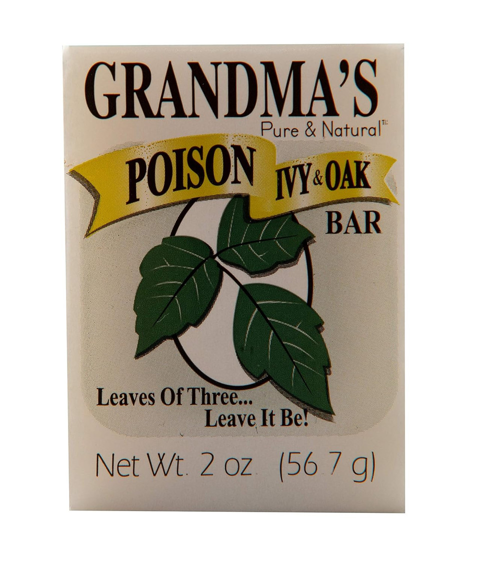 Grandma'S Poison Ivy Soap Bar - 2.0 Oz Itch Relief Wash With Jewelweed & Colloidal Oatmeal - 67012
