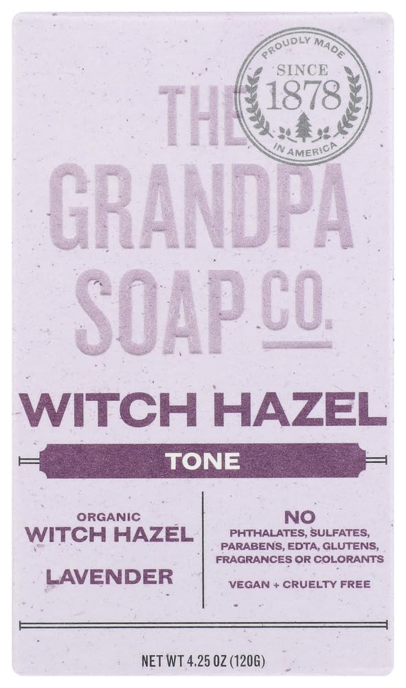 Grandpa Soap Co. Witch Hazel Soap 4.25 Oz (120 Grams) Bar(S) By Grandpa'S