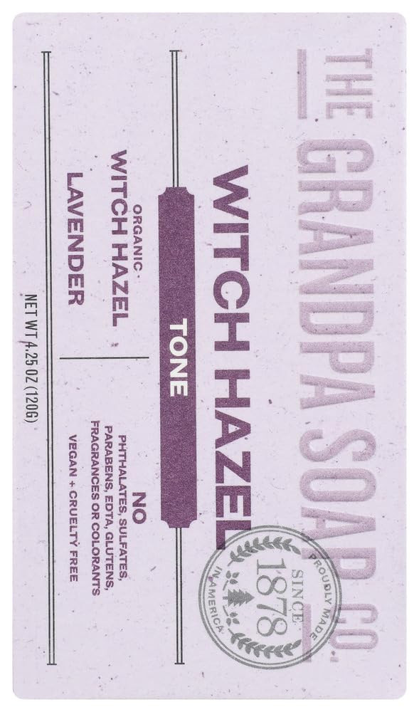 Grandpa Soap Co. Witch Hazel Soap 4.25 Oz (120 Grams) Bar(S) By Grandpa'S