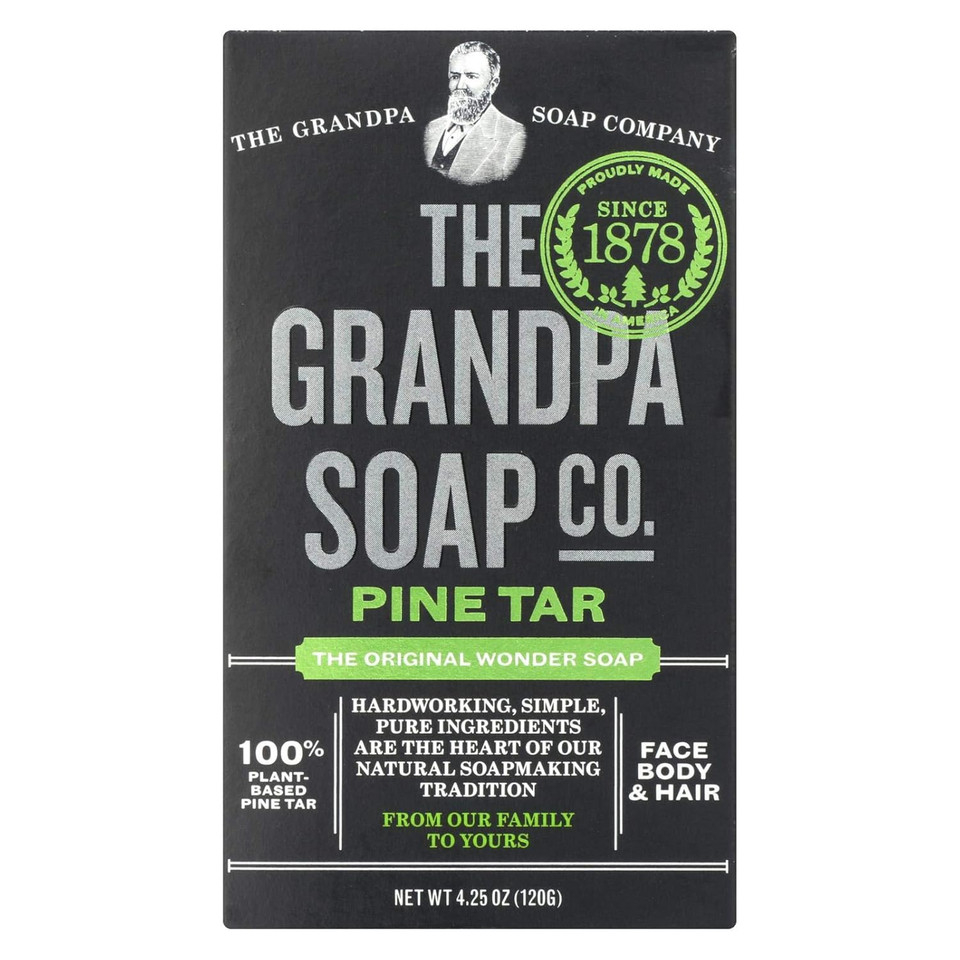 Grandpas Grandpa Pine Tar Soap Lg 4.25 Oz