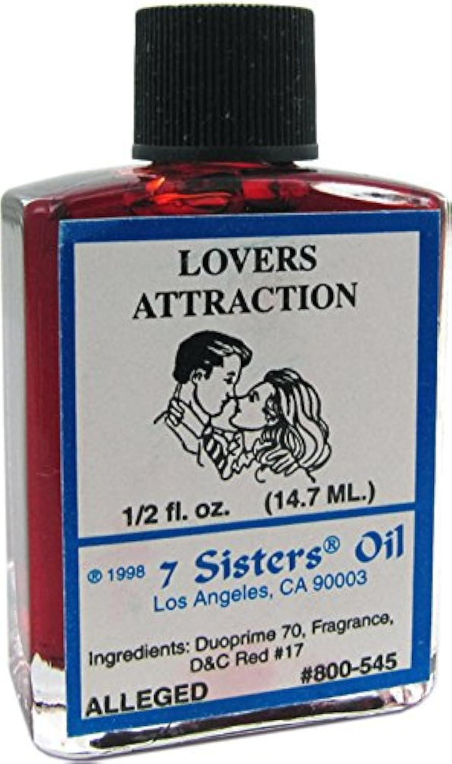 Indio 7 Sisters Of New Orleans Perfumed Anointing Oil - Lovers/Attract 1/2Oz