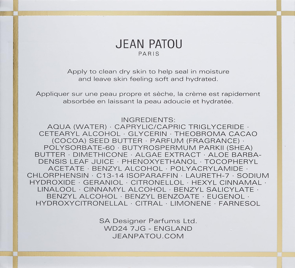 Jean Patou Joy Body Cream, 6.7 Fl Oz