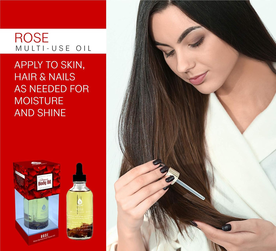 Pursonic Pursonic Multi-Use Flower Body Oils (Eucalyptus), 4 Ounces