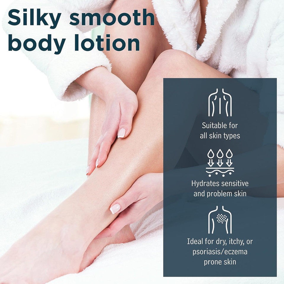 Silky Smooth Body Lotion 10.14Oz/ 300Ml / Mineral-Rich / Dead Sea Salt And Organic Seaweed/ 100% Vegan/ Sustainable Packaging