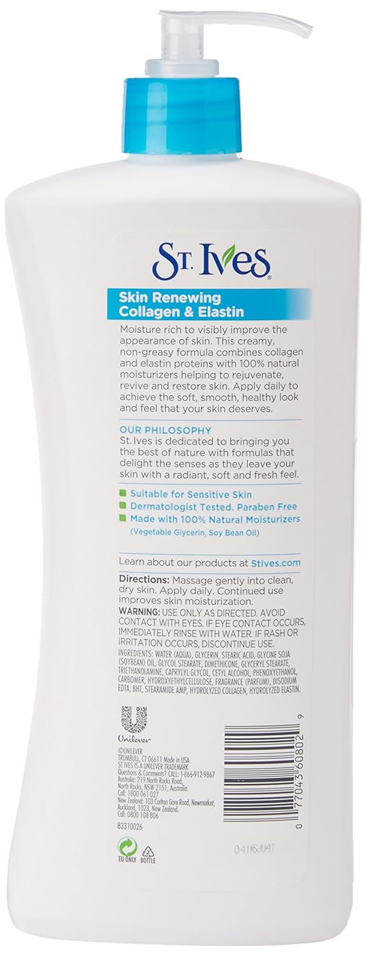 St. Ives Renewing Collagen & Elastin Hand & Body Lotion