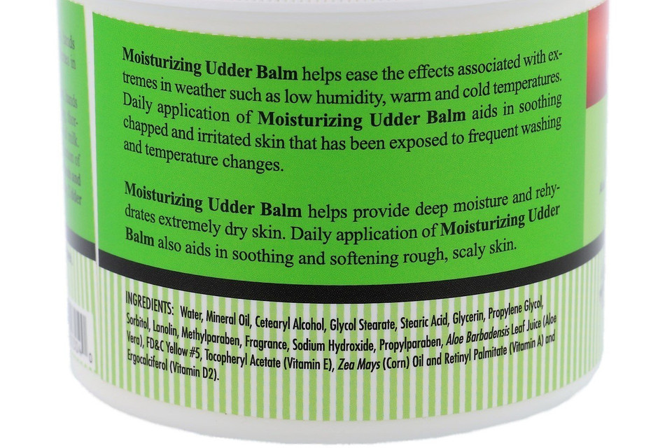 The Happy Cow Moisturizing Udder Balm - 12 Ounce Jar