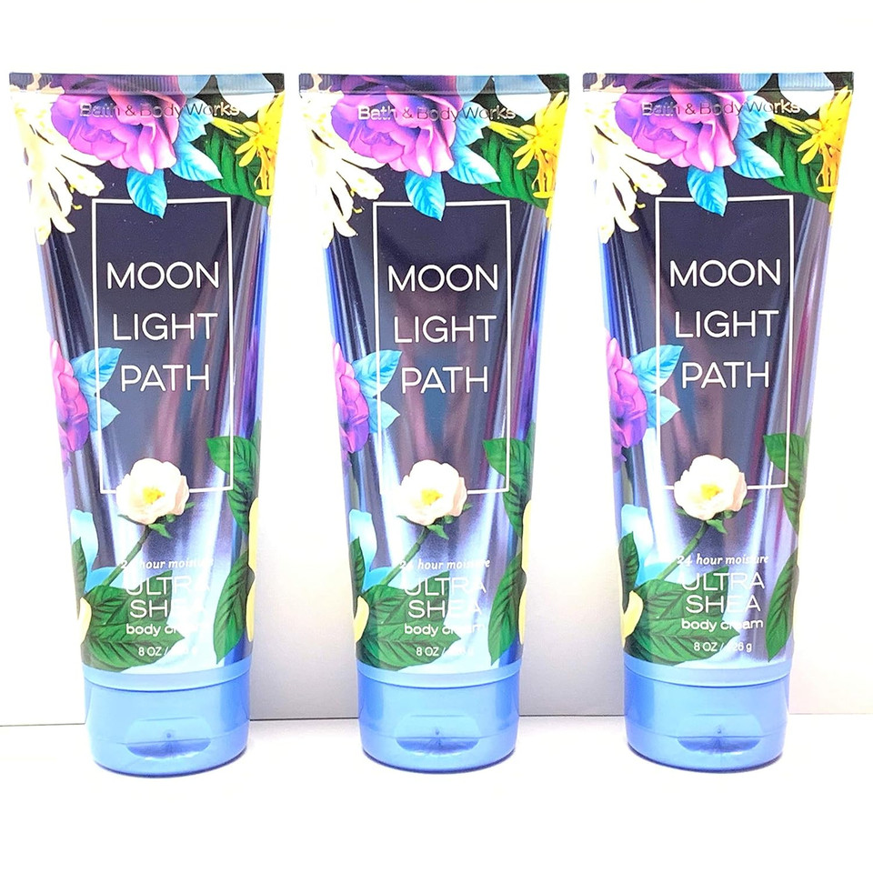 Bath & Body Works Poolside Cabna Ultimate Hydration Body Cream Gift Set For Women, 8 Fl Oz (Poolside Cabna)