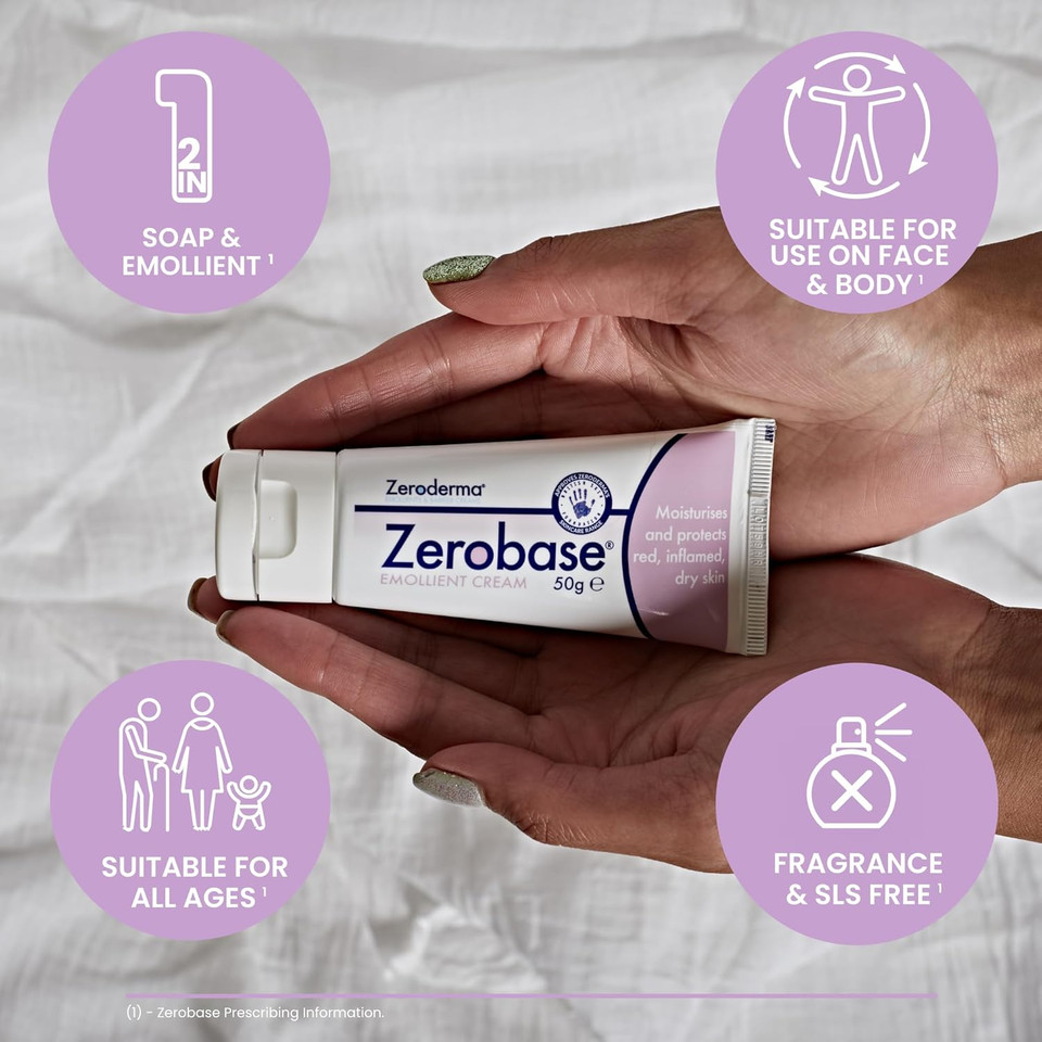 Zerobase Emollient Cream 50G 1'S