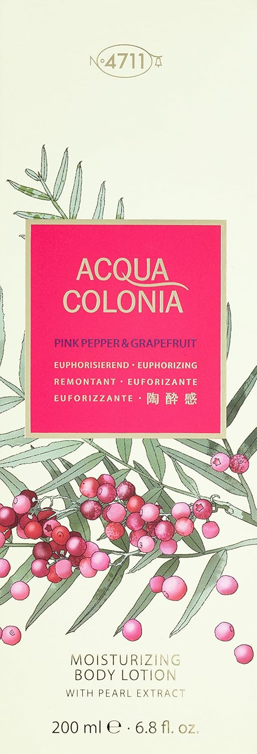 4711 Acqua Colonia Pink Pepper & Grapefruit Moisturizing Body Lotion 200Ml/6.8Oz