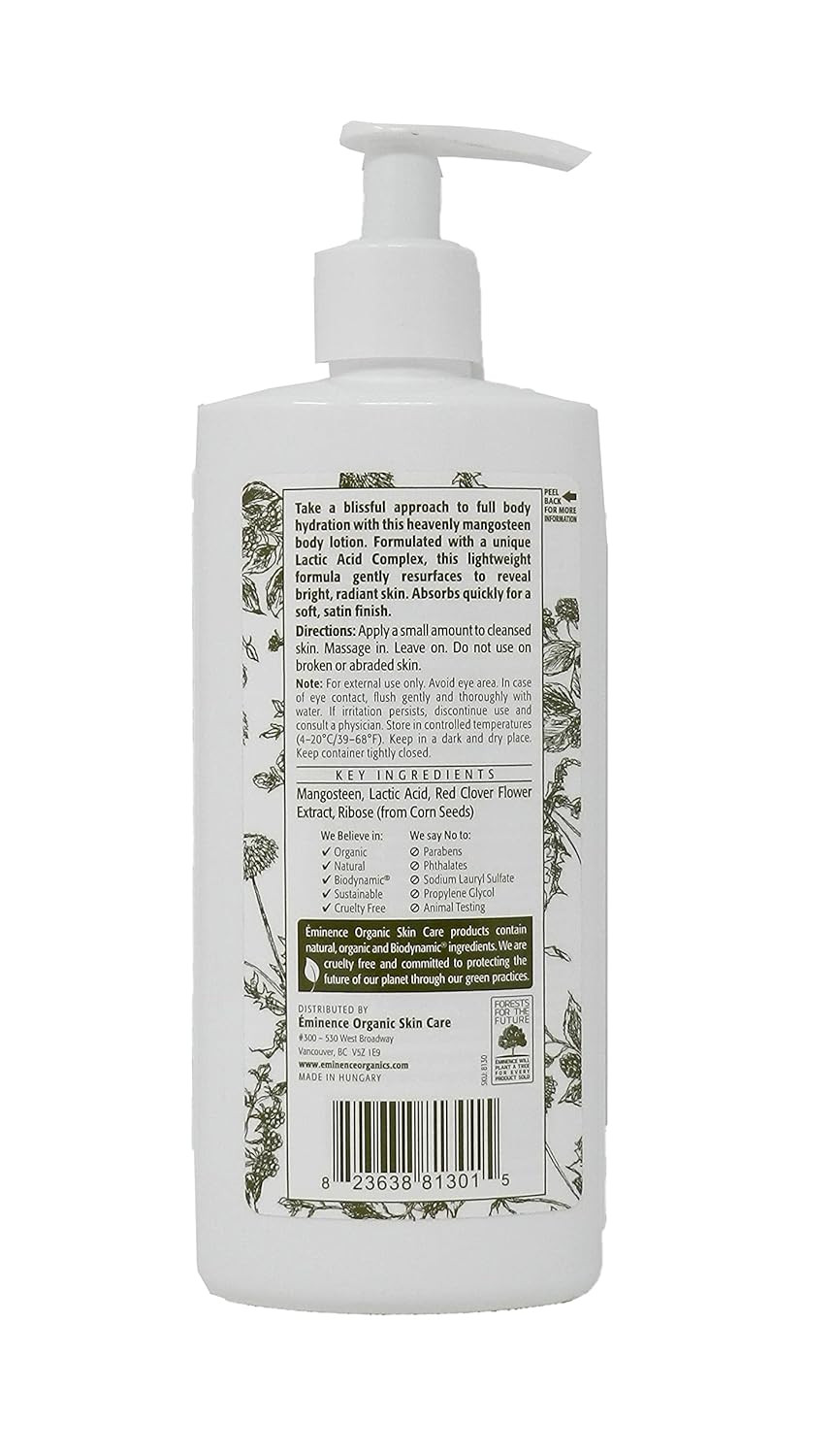 Eminence Mangosteen Body Lotion, 8.4 Fl Oz