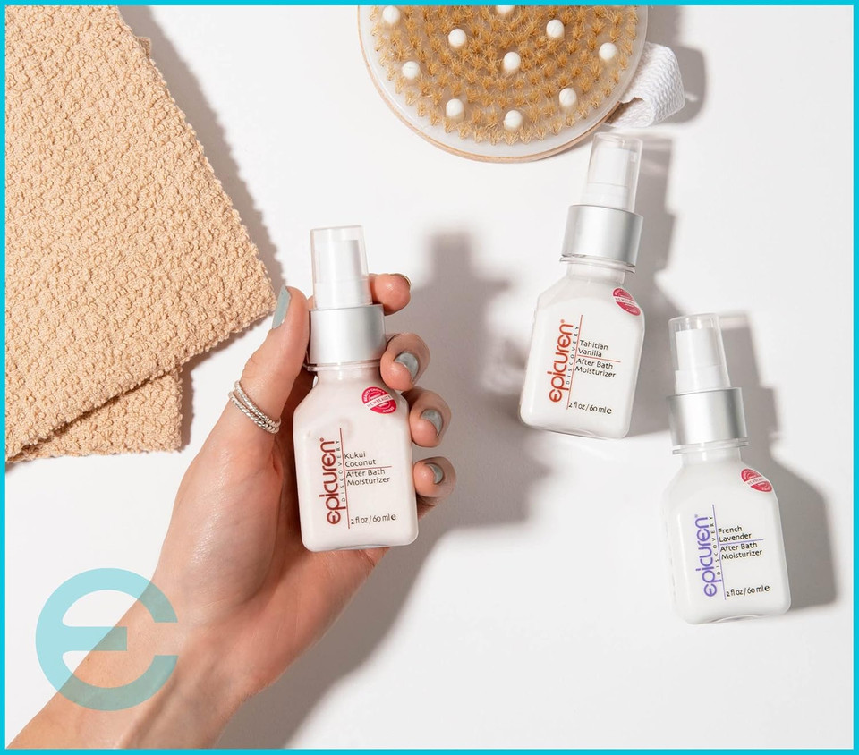 Epicuren Discovery After Bath Body Moisturizer, Kukui Coconut
