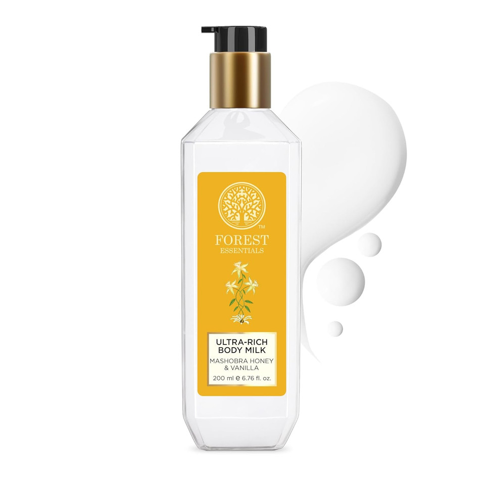 Forest Essentials Mashobra Honey And Vanila Ultra Rich Body Lotion, 200Ml Forest Essentials Mashobra Honey And Vanila Ultra Rich Body Lotion, 200Ml