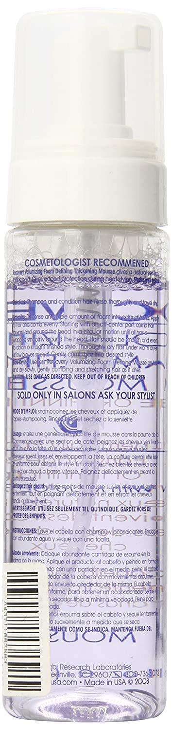 Nairobi Recovery Volumizing Foam Defining Mousse Unisex, 8 Ounce By Nairobi