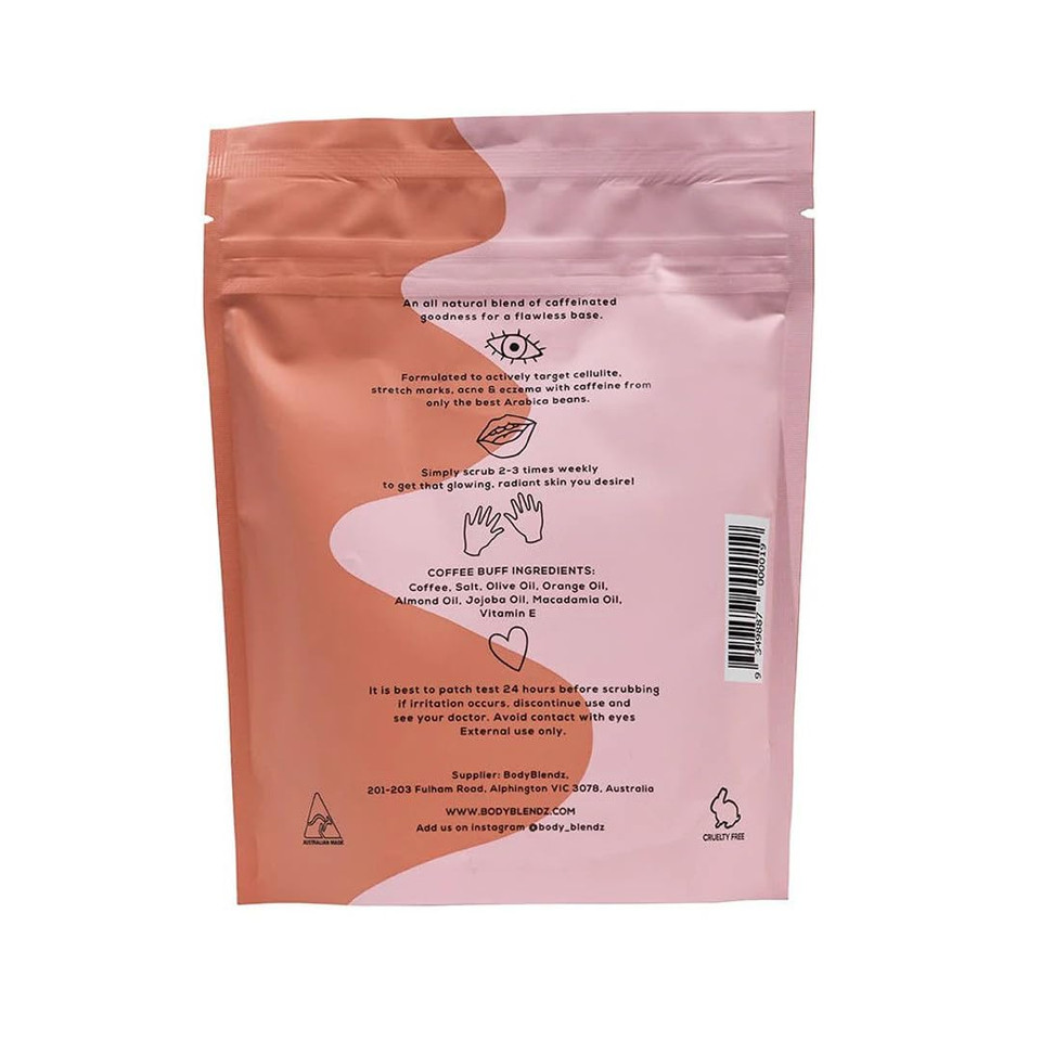 Coffee Buff Coffee Body Scrub For Women, 7 Oz