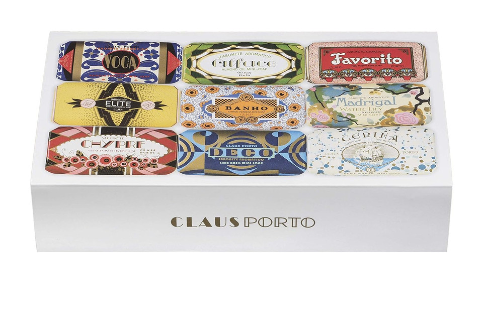 Claus Porto Gift Box Deco Collection Set W/Sleeve