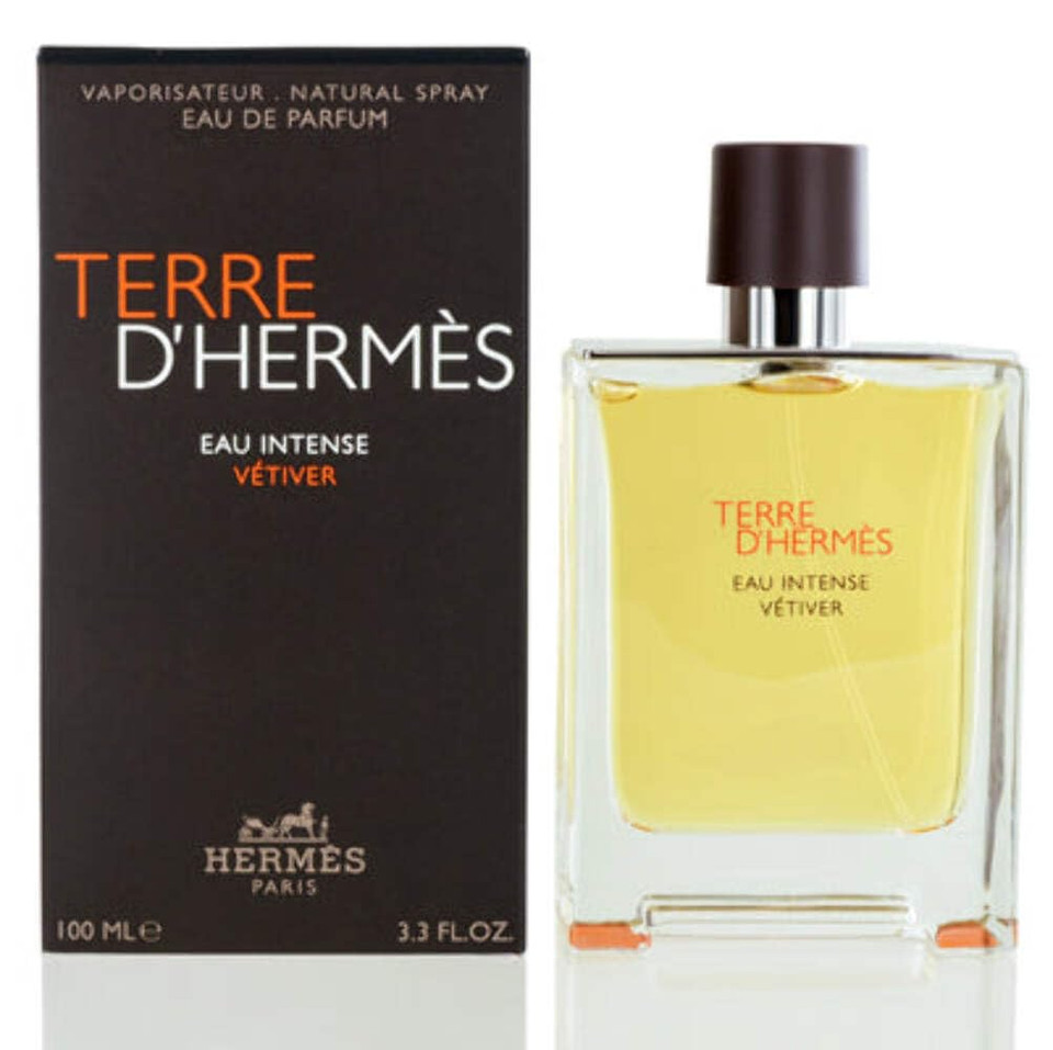 Hermes Terre Dhermes Eau Intense Vetiver Men 6.7 Oz Edp Spray (I0100587)