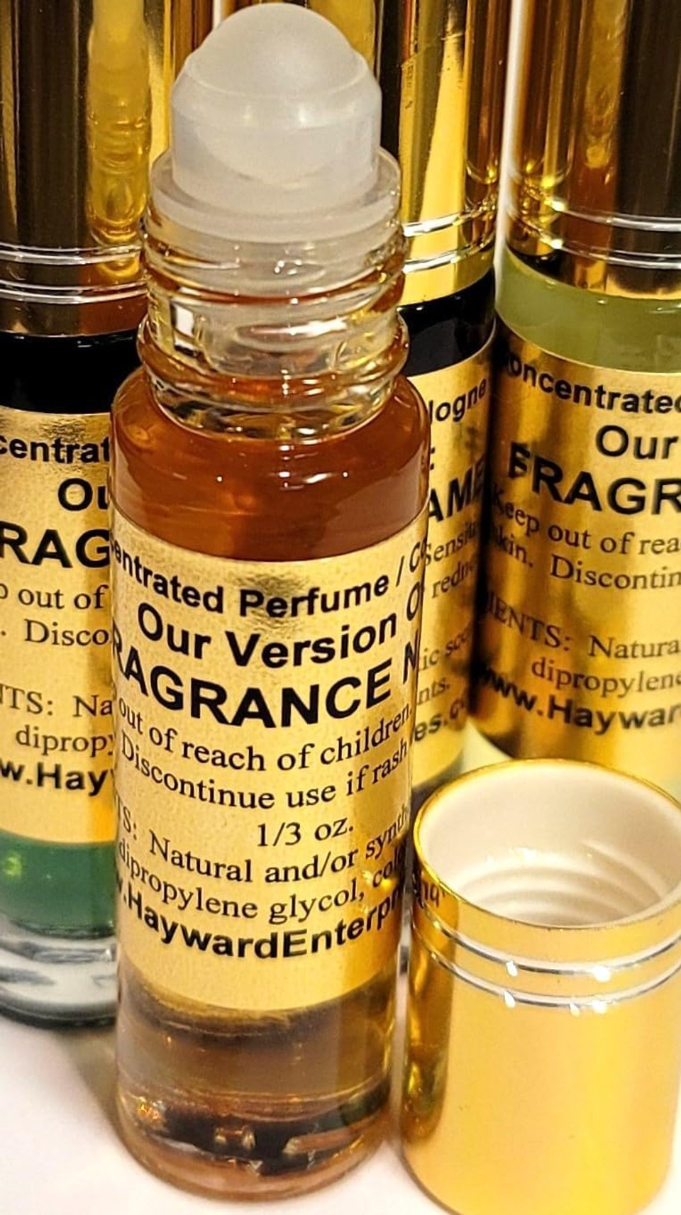 Hywd Enterprises Cologne Oil Compatible To Polo Green For Men, Fragrance Rendition, Eau De Parfum, 1/3 Oz. (10Ml) Glass Roll On