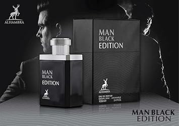 Alhambra Man Black Edition 3.4 Eau De Parfum Spray