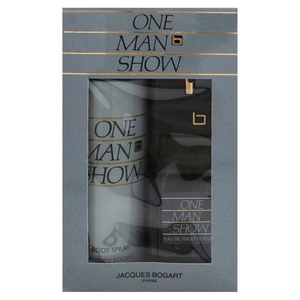 Jacques Bogart One Man Show By Jacques Bogart For Men - 2 Pc Gift Set 3.3Oz Edt Spray, 6.6Oz Body Spray
