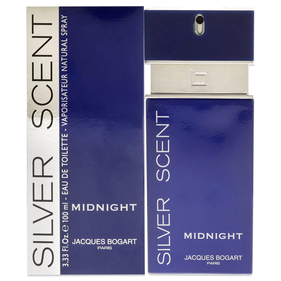 Jacques Bogart Silver Scent Midnight Men Edt Spray 3.3 Oz