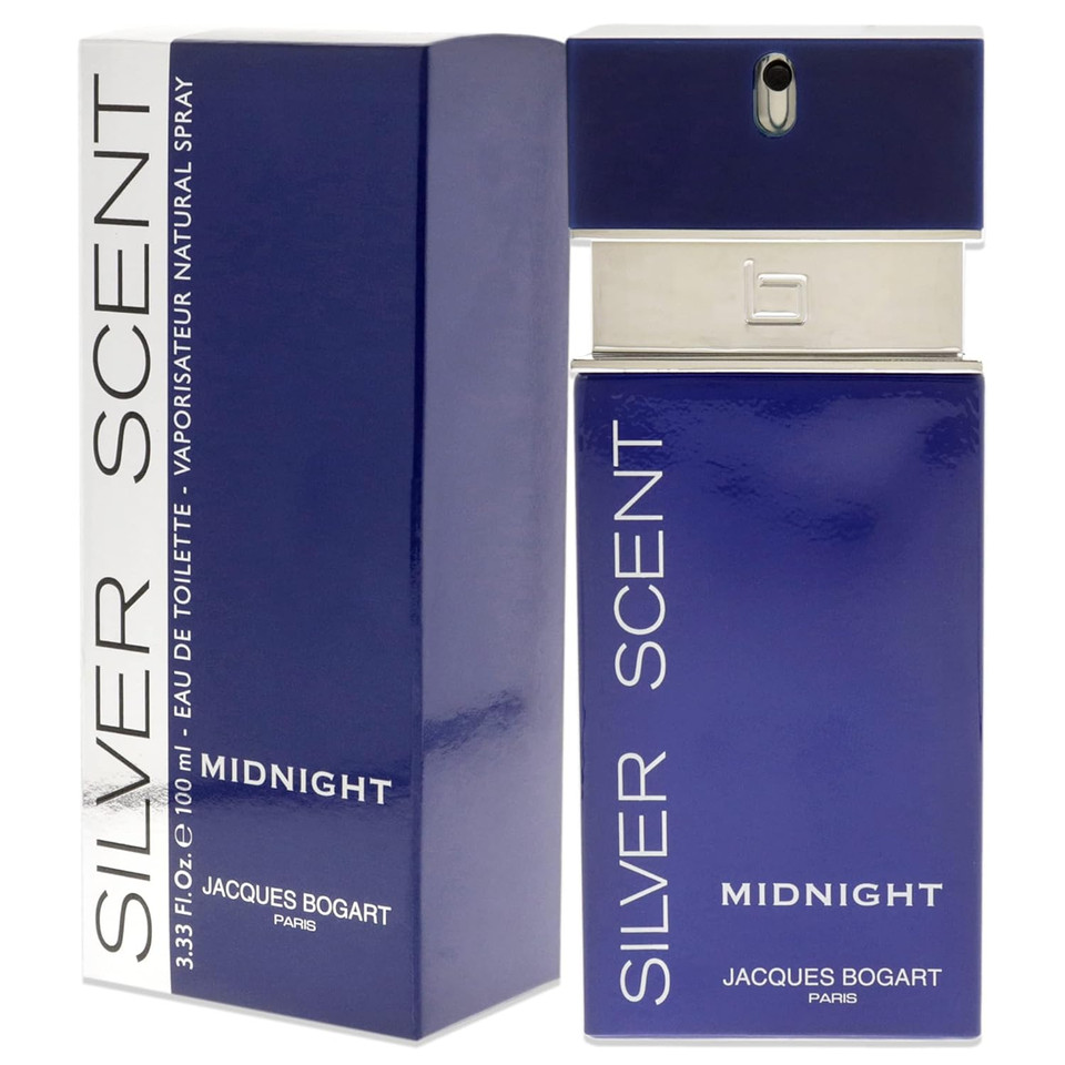 Jacques Bogart Silver Scent Midnight Men Edt Spray 3.3 Oz