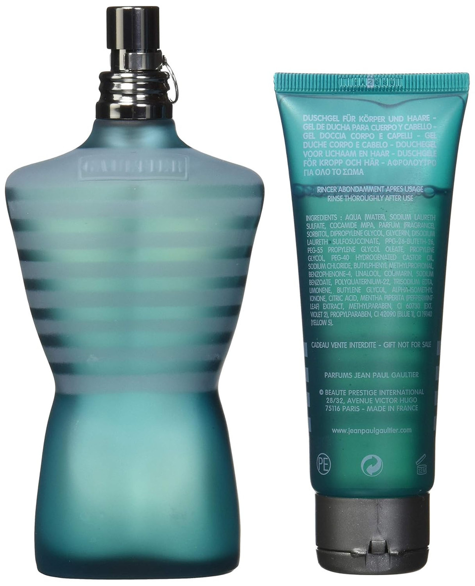 Jean Paul Gaultier Le Male 2 Pc Set 4.2 Edts, 2.5 Sg