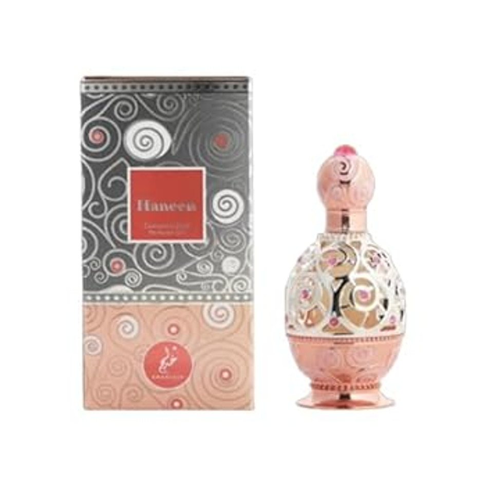 Khadlaj Perfumes Haneen Rose Gold Concentrated Perfume Oil 0.67 Ounce (Unisex)
