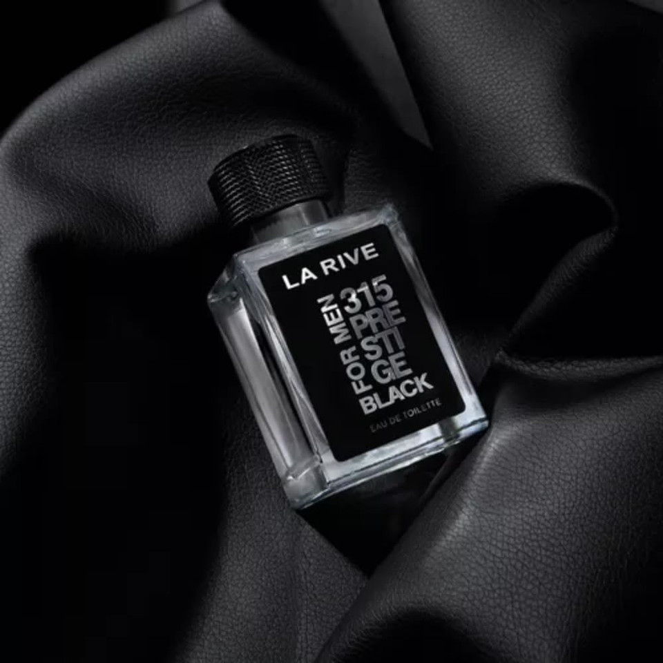 La Rive 315 Prestige Black 3.3 Oz Eau De Toilette 100Ml Nib