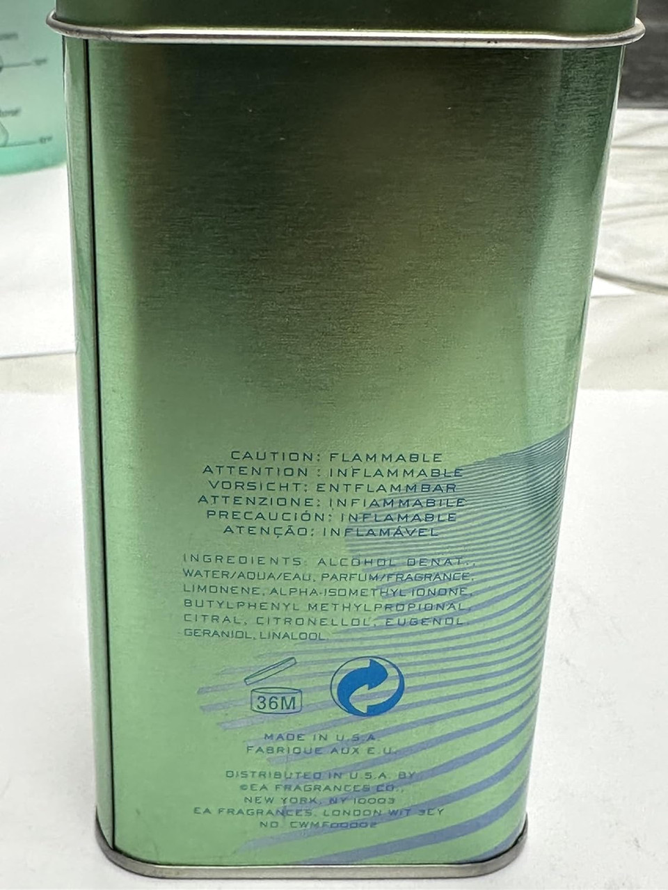 Liz Claiborne Curve Wave 4.2 Oz Cologne Spray For Men