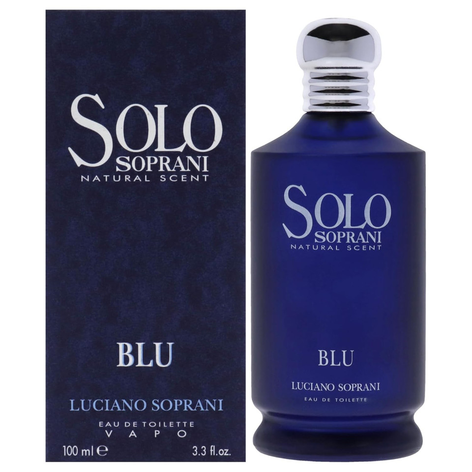 Solo Blu Eau De Toilette Spray, 3.4 Ounce