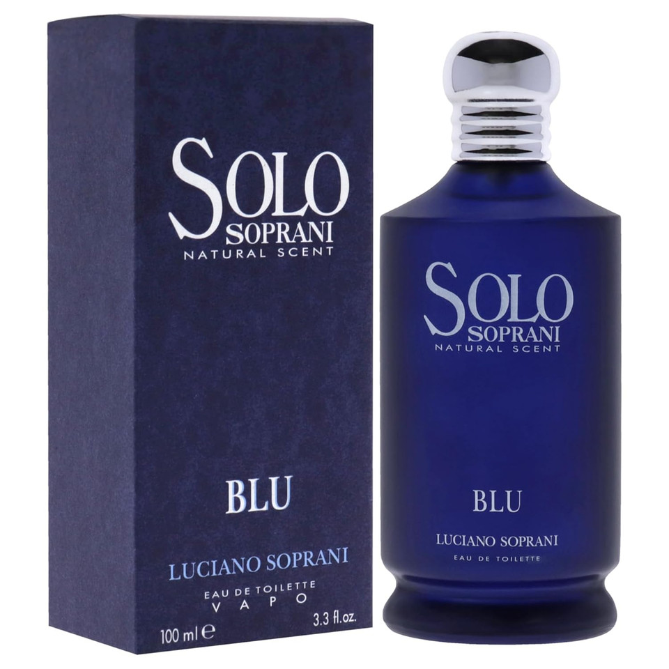 Solo Blu Eau De Toilette Spray, 3.4 Ounce
