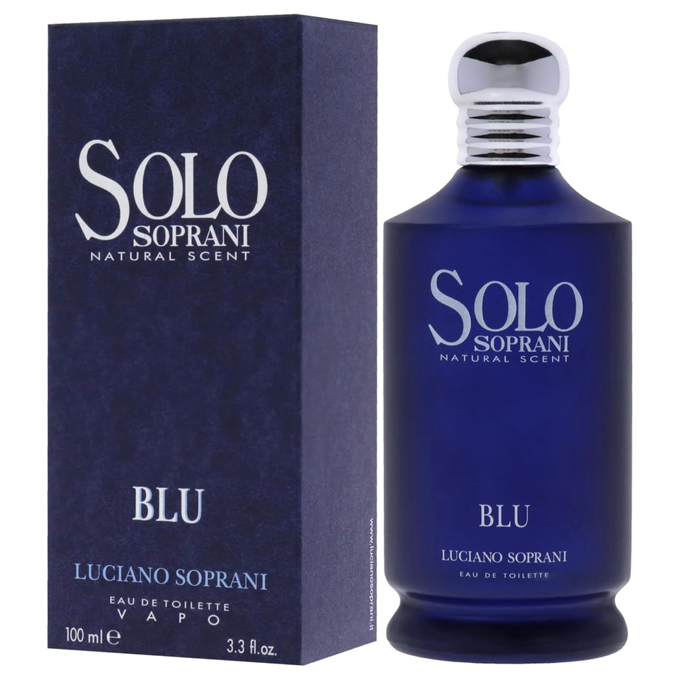 Solo Blu Eau De Toilette Spray, 3.4 Ounce