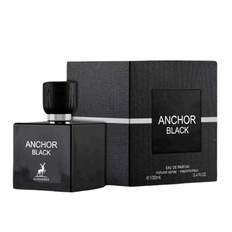 Maison Alhambra Anchor Black Eau De Parfum Spray For Men, 3.4 Ounce