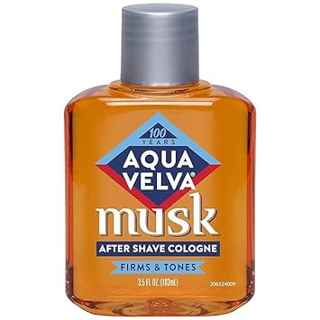Aqua Velva Musk After Shave Cologne 3.5 Oz By Aqua Velva