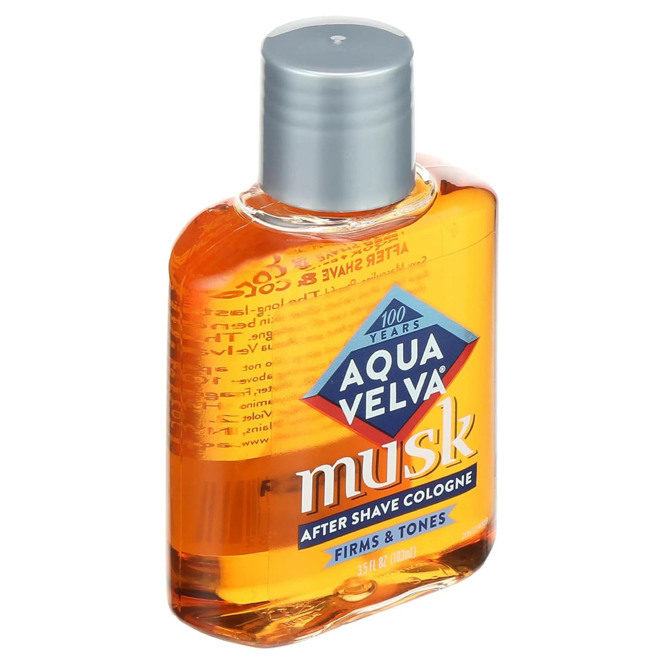 Aqua Velva Musk After Shave Cologne 3.5 Oz By Aqua Velva