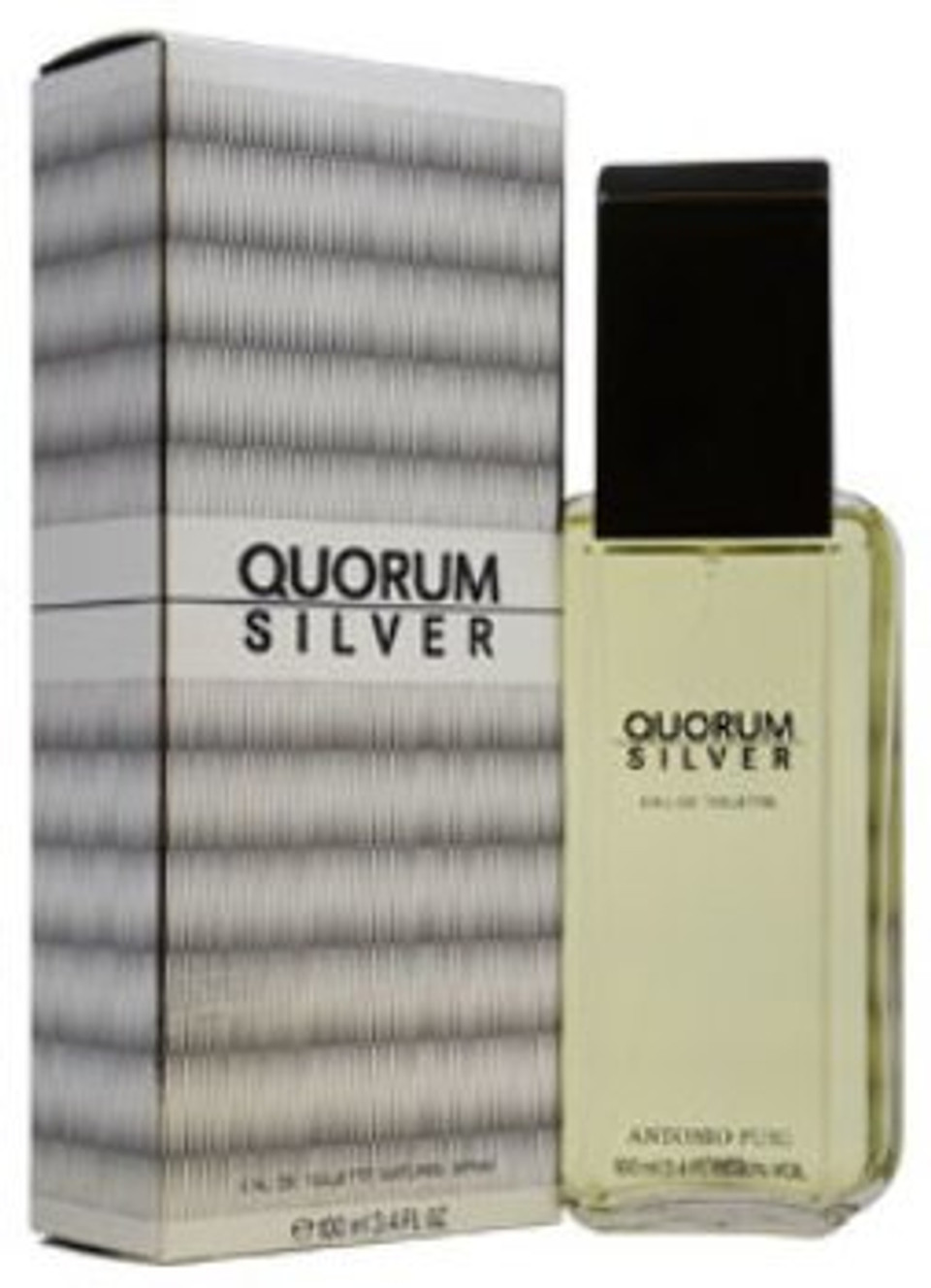 Men Antonio Puig Quorum Silver Edt Spray 3.4 Oz 1 Pcs Sku# 1759110Ma