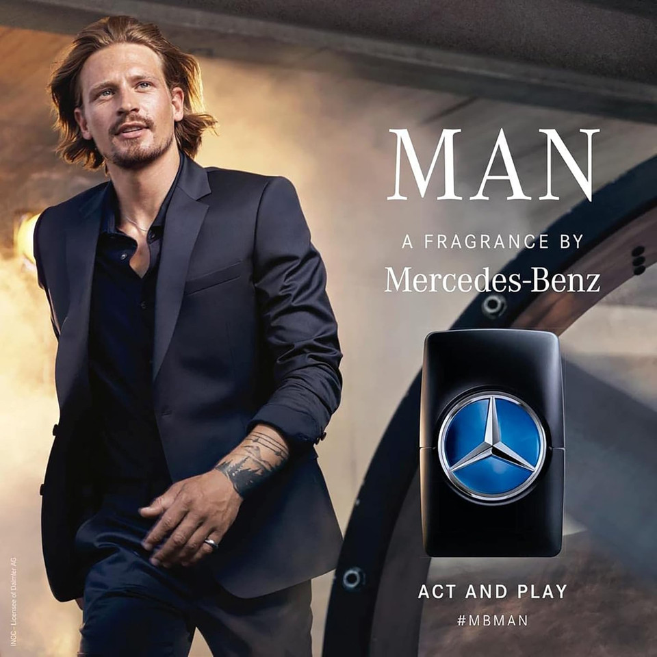 Mercedes Benz Man - Elegant Fragrance With Sensual, Floral, Woody Notes - Mesmerize The Senses With Original Luxury MenS Eau De Toilette Spray - Endless Day Through Night Scent Payoff - 1 Oz
