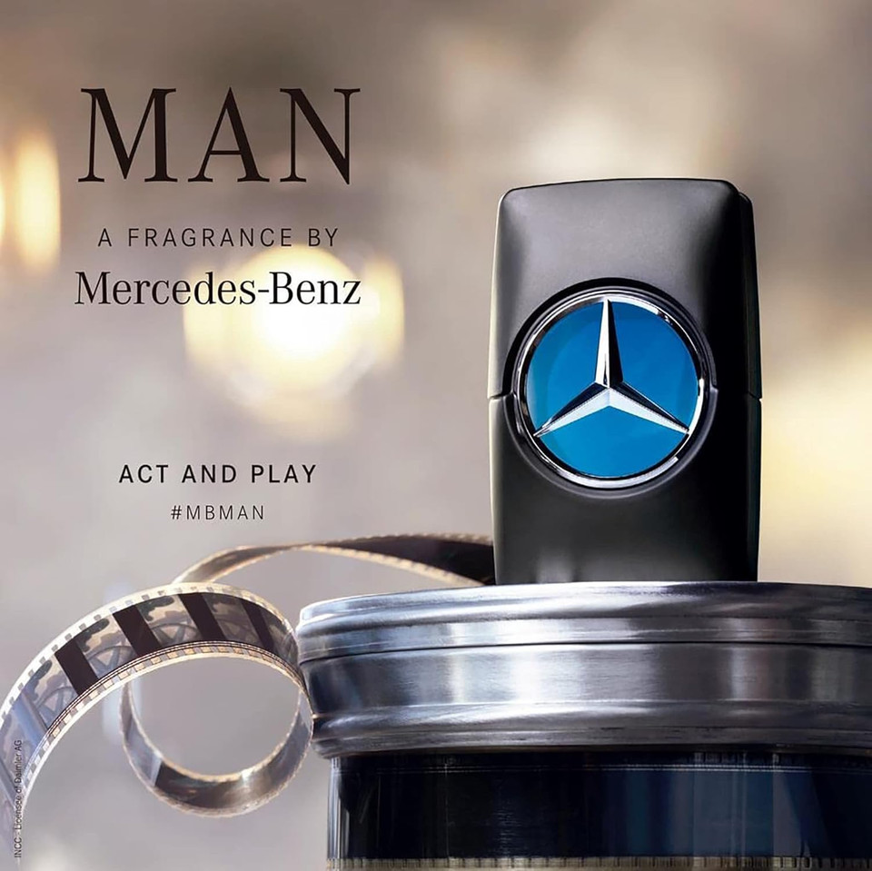 Mercedes Benz Man - Elegant Fragrance With Sensual, Floral, Woody Notes - Mesmerize The Senses With Original Luxury MenS Eau De Toilette Spray - Endless Day Through Night Scent Payoff - 1 Oz
