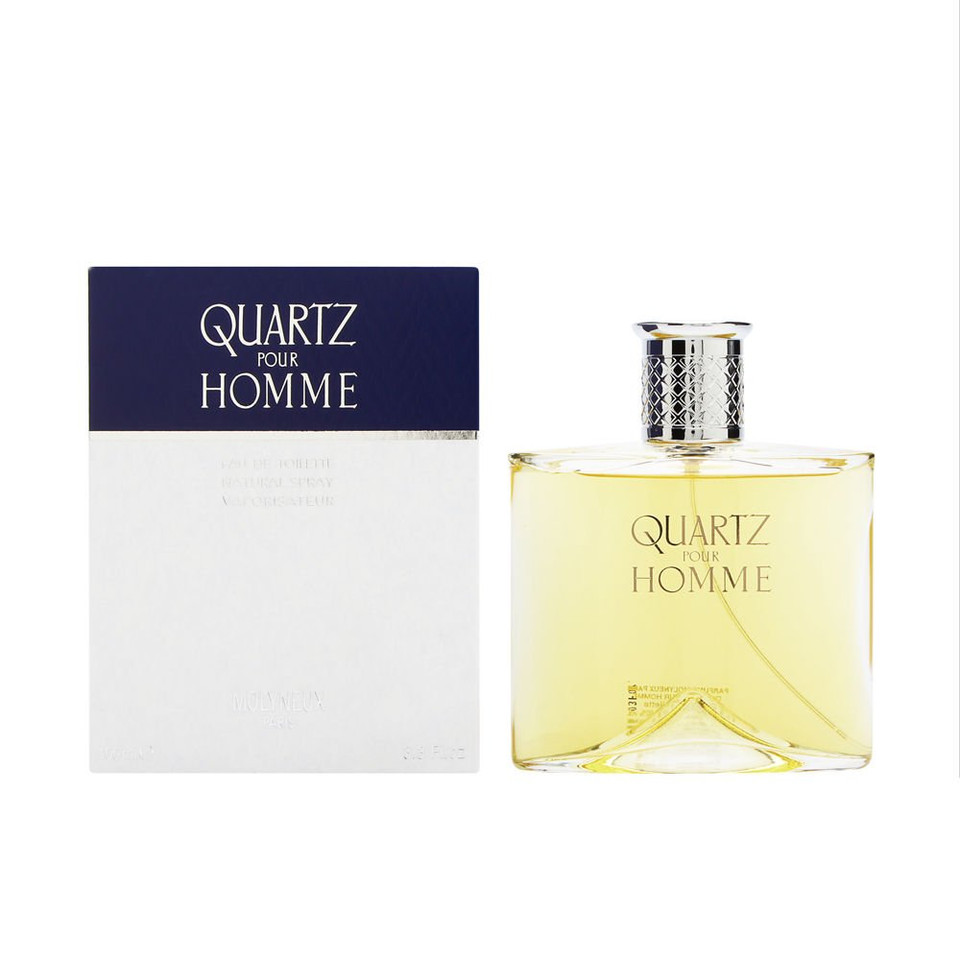 Quartz Pour Homme Eau-De-Toilette Spray, 3.3 Ounce., Multi (Qu13M)