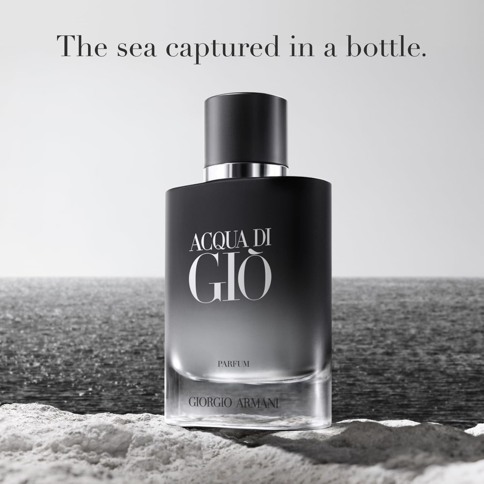 Armani Beauty - Acqua Di Giò - Parfum - Cologne For Men - Fresh & Woody MenS Fragrance - Bergamot, Ginger, Marine, Geranium, Rosemary, Clary Sage, Patchouli, Incense Notes