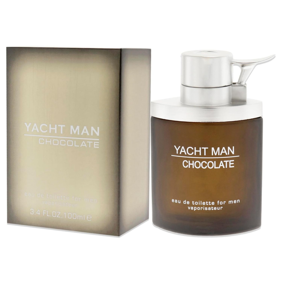 Myrurgia Yacht Man Eau De Toilette Spray For Men, Chocolate, 3.4 Ounce