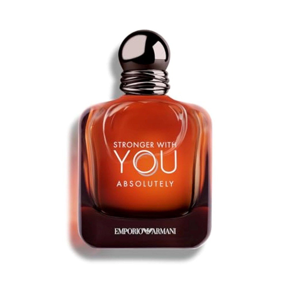 Armani Beauty - Stronger With You Absolutely - Parfum - Cologne For Men - Spicy Ambery Gourmand MenS Fragrance  Rum Accord, Cedarwood, Lavendar & Vanilla Notes