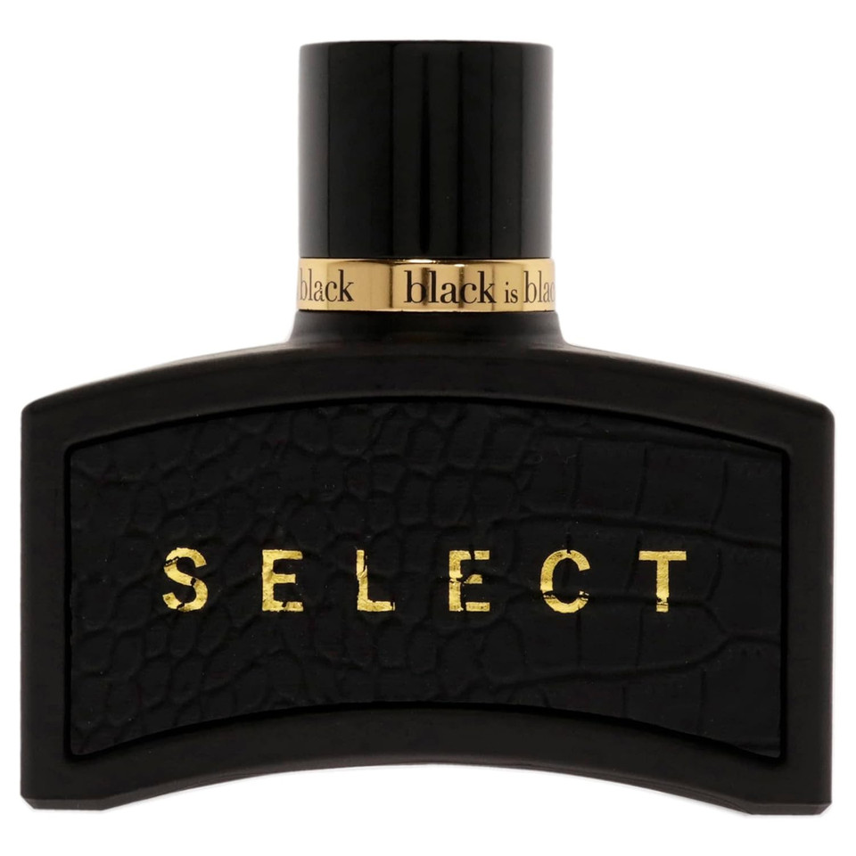 Black Is Black Select Pour Homme Eau De Toilette Spray, 3.4 Ounce