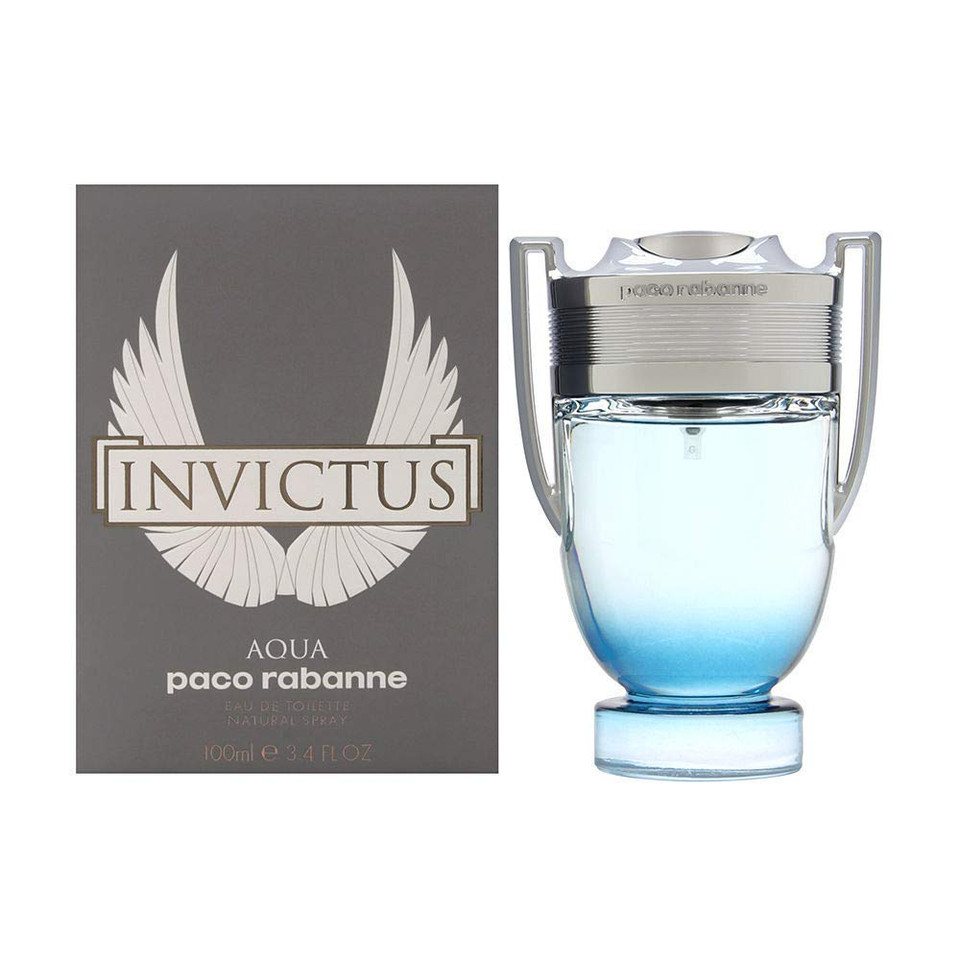 Paco Rabanne Invictus Aqua By Paco Rabanne For Men - 3.4 Oz Edt Spray 3.4 Oz