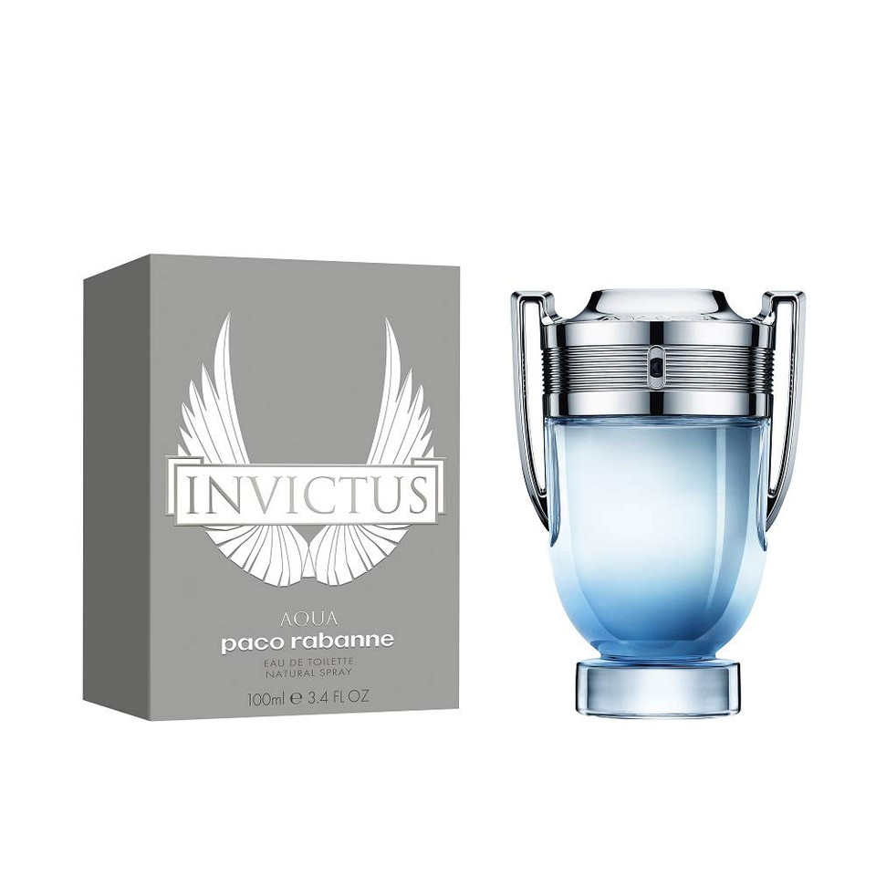 Paco Rabanne Invictus Aqua By Paco Rabanne For Men - 3.4 Oz Edt Spray 3.4 Oz