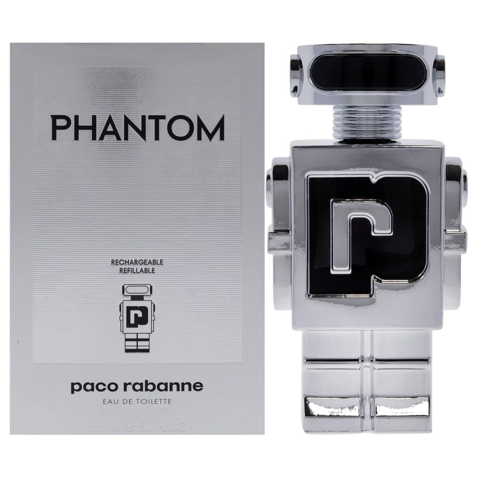 Paco Rabanne Phantom For Men - 5.1 Oz Edt Spray (Refillable)