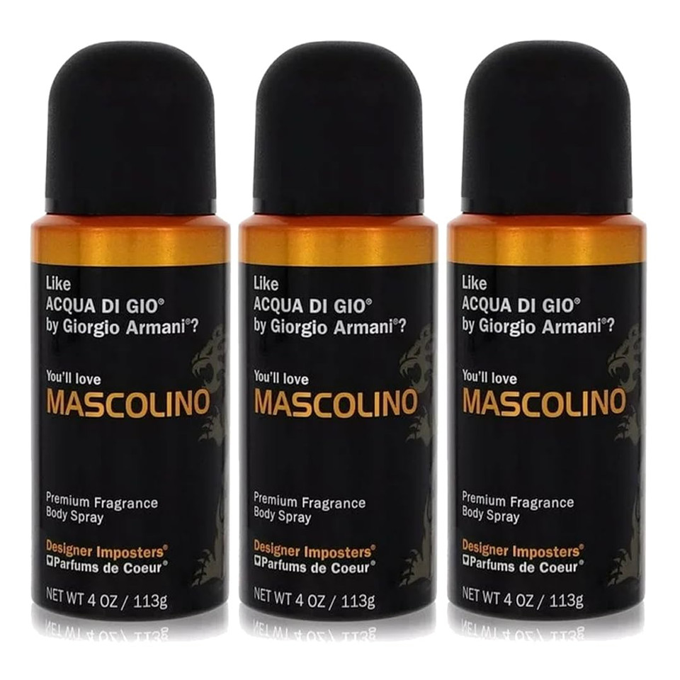 Parfums De Coeur Bod Man Mascolino Fragrance Body Spray For Men 4 Oz (2)